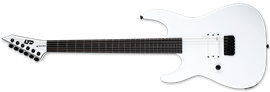 LTD M-HT ARCTIC METAL Snow White Satin Left Handed 6-String Electric Guitar 2022